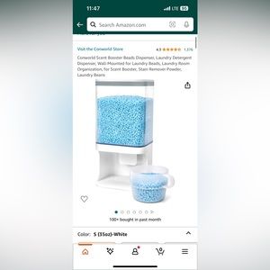 2 dispensing containers with cups